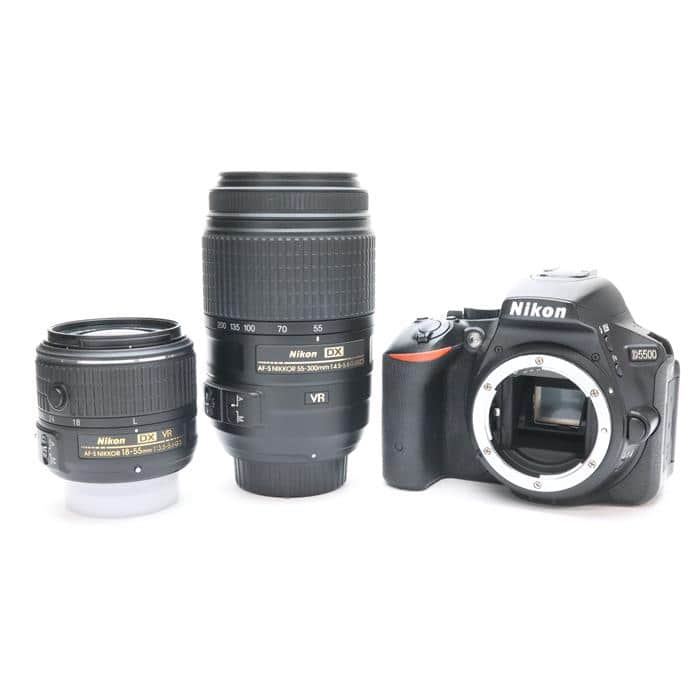 中古)Nikon (ニコン) D5500 ダブルズームキット ブラック(商品 中古)Nikon (ニコン) D5500 ダブルズームキット ブラック(商品
