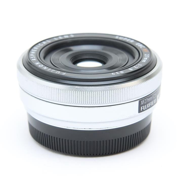【中古美品】クーポンでお得！ FUJIFILM XF27mm F2.8 中古)FUJIFILM (フジフイルム) フジノン XF27mm F2.8 シルバー