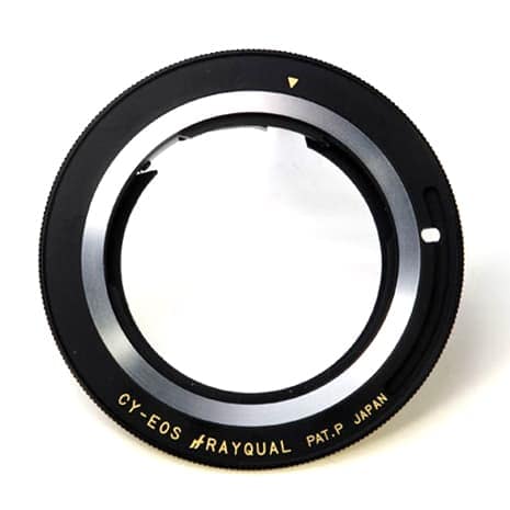 RAYQUAL (レイクォール) マウントアダプター ヤシカコンタックスレンズ/キヤノンEFボディ用