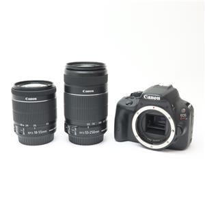 Canon EOS Kiss X7 ダブルレンズセット カメラバッグ付き キヤノン（Canon） Canon EOS kiss X7 レンズセット デジタル 一眼レフ