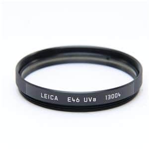 【新品】ライカ E46 II ブラック UV フィルター Leica LEICA Leica E46 UVa II Filter (Black) 13033 B&H Photo Video