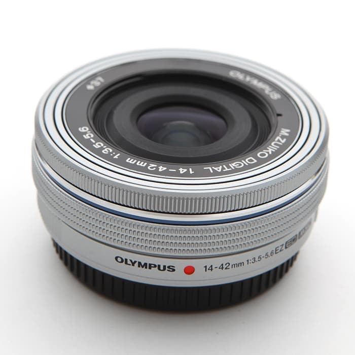 レンズ本体【美品】OLYMPUS 14-42mm f3.5-5.6 EZ  プロテクター付