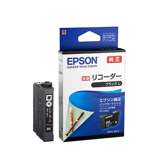 新品)EPSON (エプソン) インクカートリッジ リコーダー RDH-BK-L ...