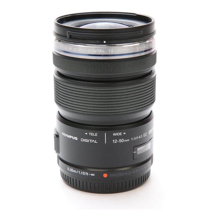 (中古)OLYMPUS (オリンパス) M.ZUIKO DIGITAL ED 12-50mm F3.5-6.3 EZ  ブラック（商品ID：3717015961437）詳細ページ | デジタルカメラ、ミラーレスカメラ、交換レンズの総合サイト｜マップカメラ