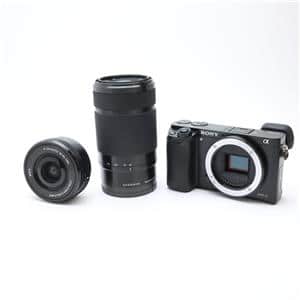 新品 SONY ミラーレス一眼 α6000 ダブルズームレンズキット