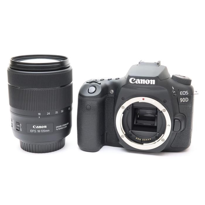中古)Canon (キヤノン) EOS 90D EF-S18-135 IS USM レンズキット（商品