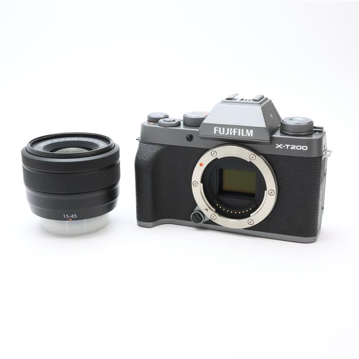 中古)FUJIFILM (フジフイルム) X-T200 レンズキット ダークシルバー