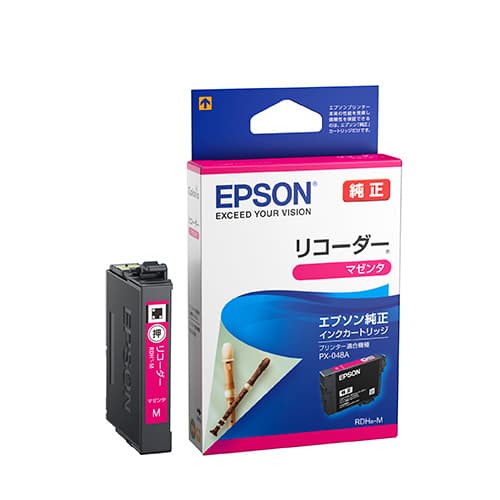 新品)EPSON (エプソン) インクカートリッジ リコーダー RDH-M マゼンタ