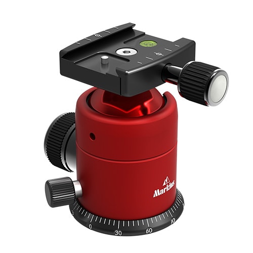 Markins（マーキンス） ノブシュー自由雲台 Q20i-RD レッド