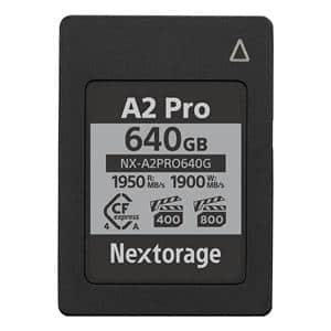 Nextorage(ネクストレージ) CFexpressカード TypeA 4.0 640GB VPG800 NX-A2PRO640G/INE SYM メイン