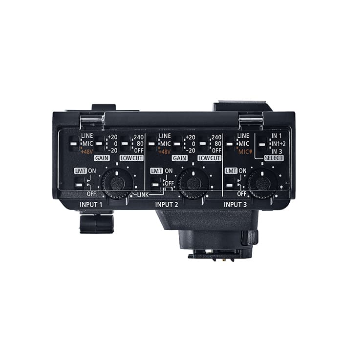 新品)Panasonic (パナソニック) XLRマイクロホンアダプター DMW-XLR2