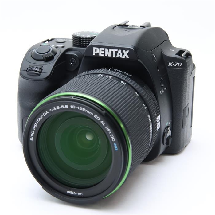 【良品】PENTAX K-70 18-135WRキット （ブラック） 中古)PENTAX (ペンタックス) K-70 18-135WR レンズキット