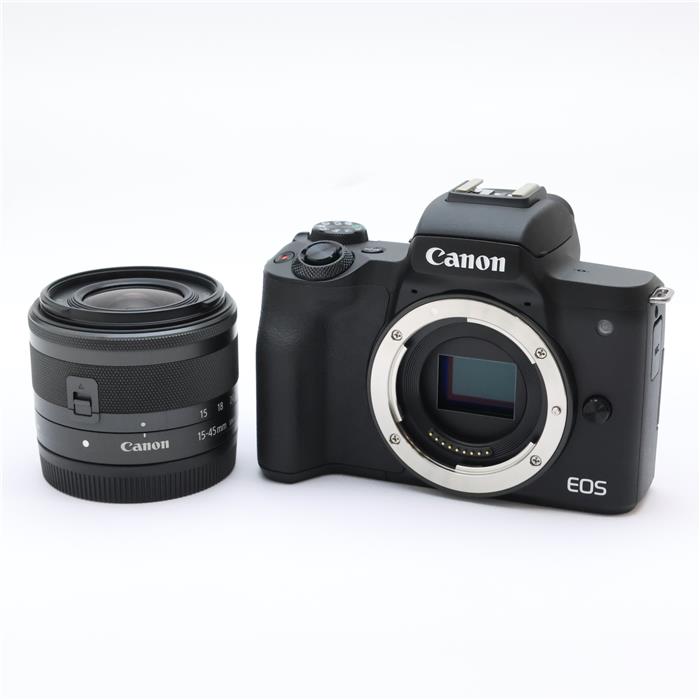 中古)Canon (キヤノン) EOS Kiss M2 EF-M15-45 IS STM レンズキット