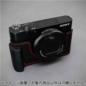 LIM'S（リムズ） メタルグリップ本革カメラハーフケース ソニー RX100M7～2用 LE-MHCRX100BK ブラック