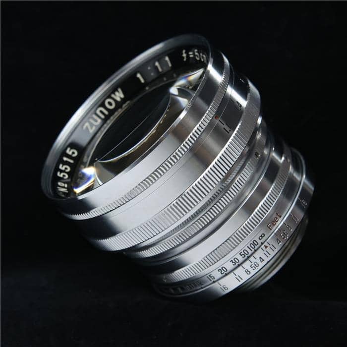 【関東カメラ・山崎光学 整備品】ズノー50mm/F1.1（ライカLマウント） 関東カメラ・山崎光学 整備品】ズノー50mm/F1.1（ライカL