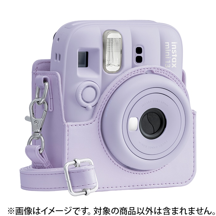 新品)FUJIFILM (フジフイルム) instax mini 13 カメラケース パープル