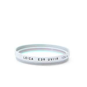 LEICA フィルター E39 UV/IR 13416 silver Leica E39 UVA/IR Glass Filter (Silver) 13416 B&H Photo Video