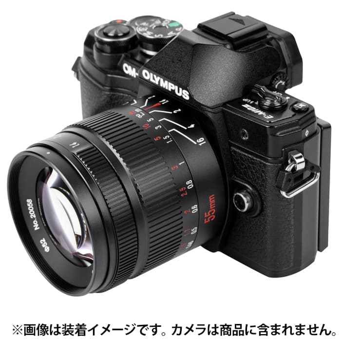 七工匠 (しちこうしょう) 7Artisans 55mm F1.4 II (マイクロフォーサーズ用) ブラック