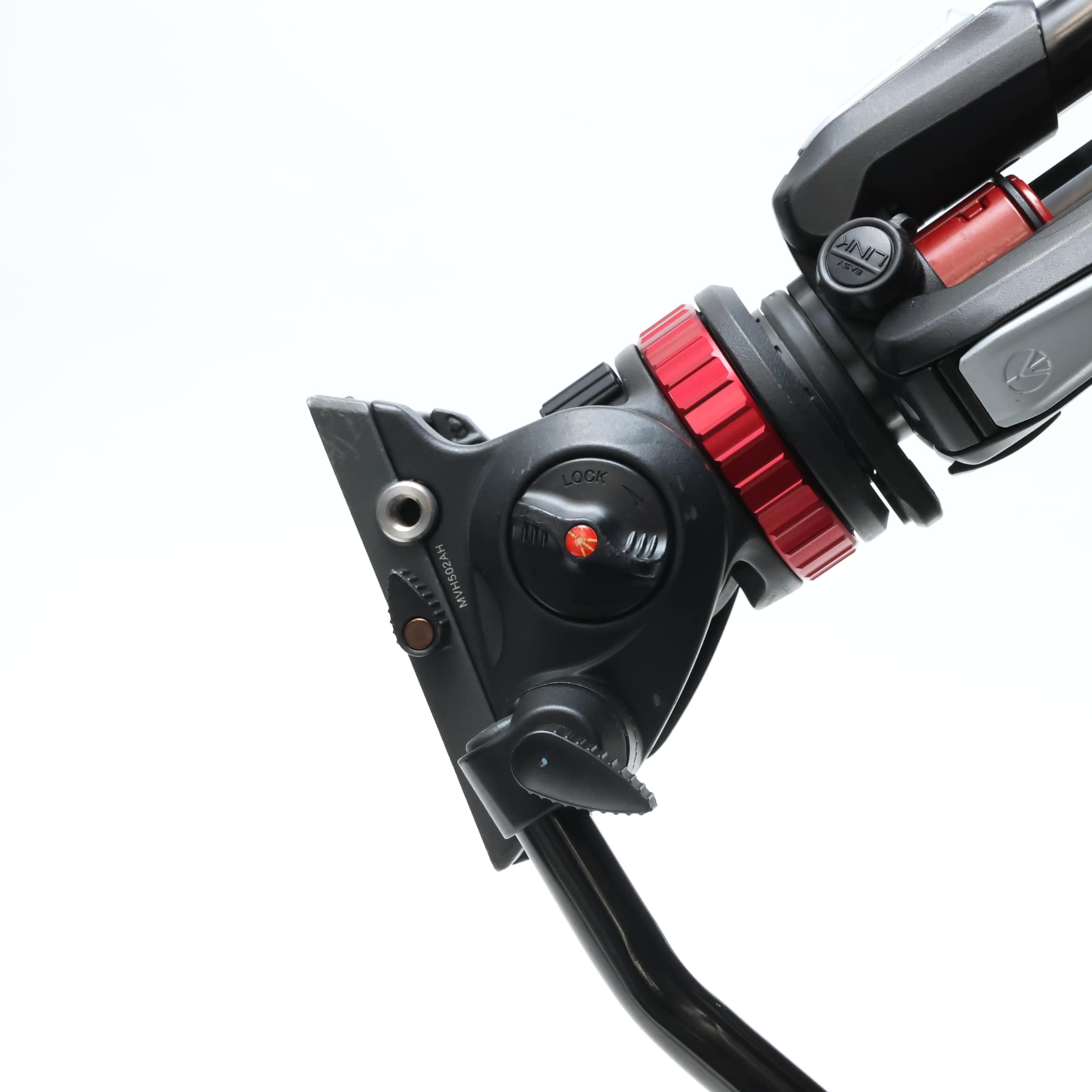 中古)Manfrotto (マンフロット) 055プロアルミニウム三脚3段+MVH502AH 
