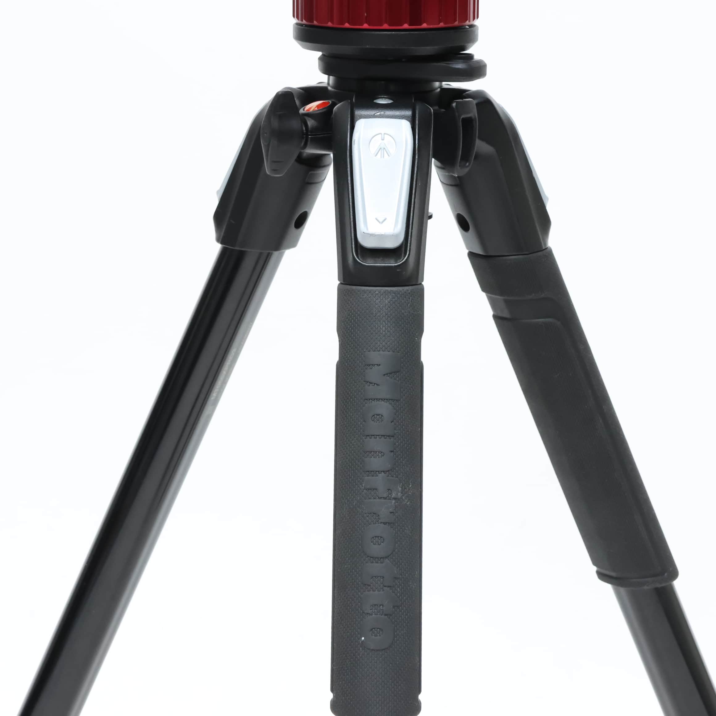 中古)Manfrotto (マンフロット) 055プロアルミニウム三脚3段+MVH502AH 
