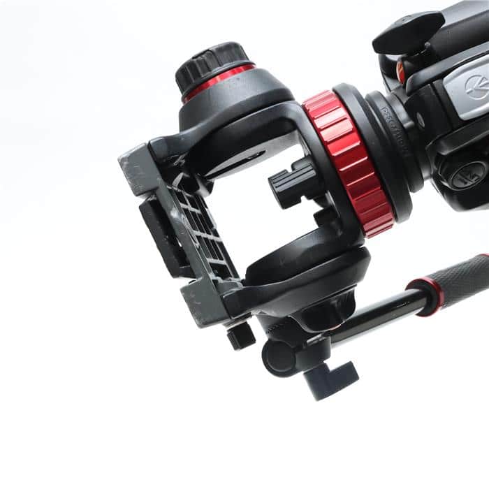 中古)Manfrotto (マンフロット) 055プロアルミニウム三脚3段+MVH502AH