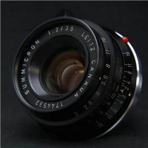 Leica ズミクロン M35mm F2 (8枚玉) ブラッククローム