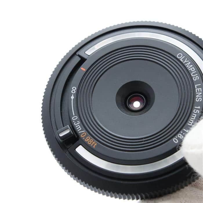 中古)OLYMPUS (オリンパス) ボディキャップレンズ BCL-1580 ブラック