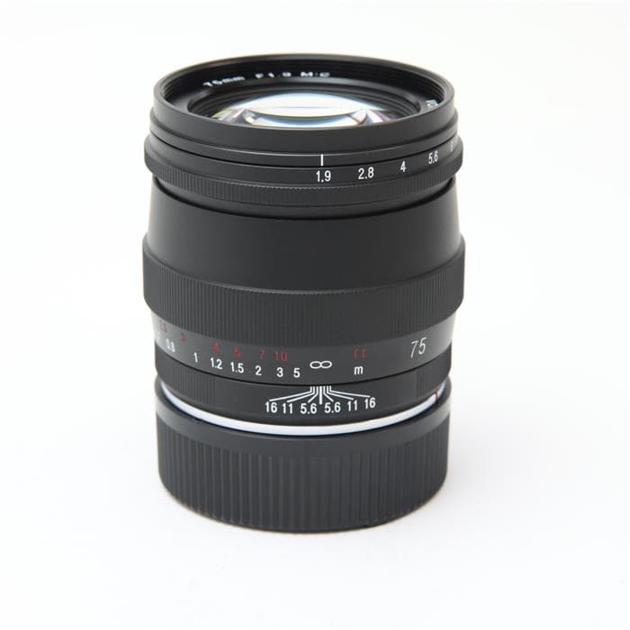 中古美品 フォクトレンダー ULTRON 75mm f1.9 SC VMマウント 中古)Voigtlander (フォクトレンダー) ULTRON 75mm F1.9 MC VM