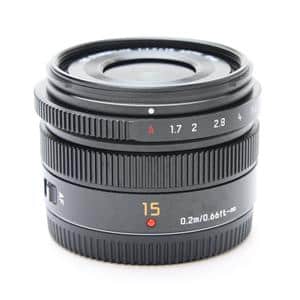 新品)Panasonic (パナソニック) LEICA DG SUMMILUX 15mm F1.7 ASPH. H