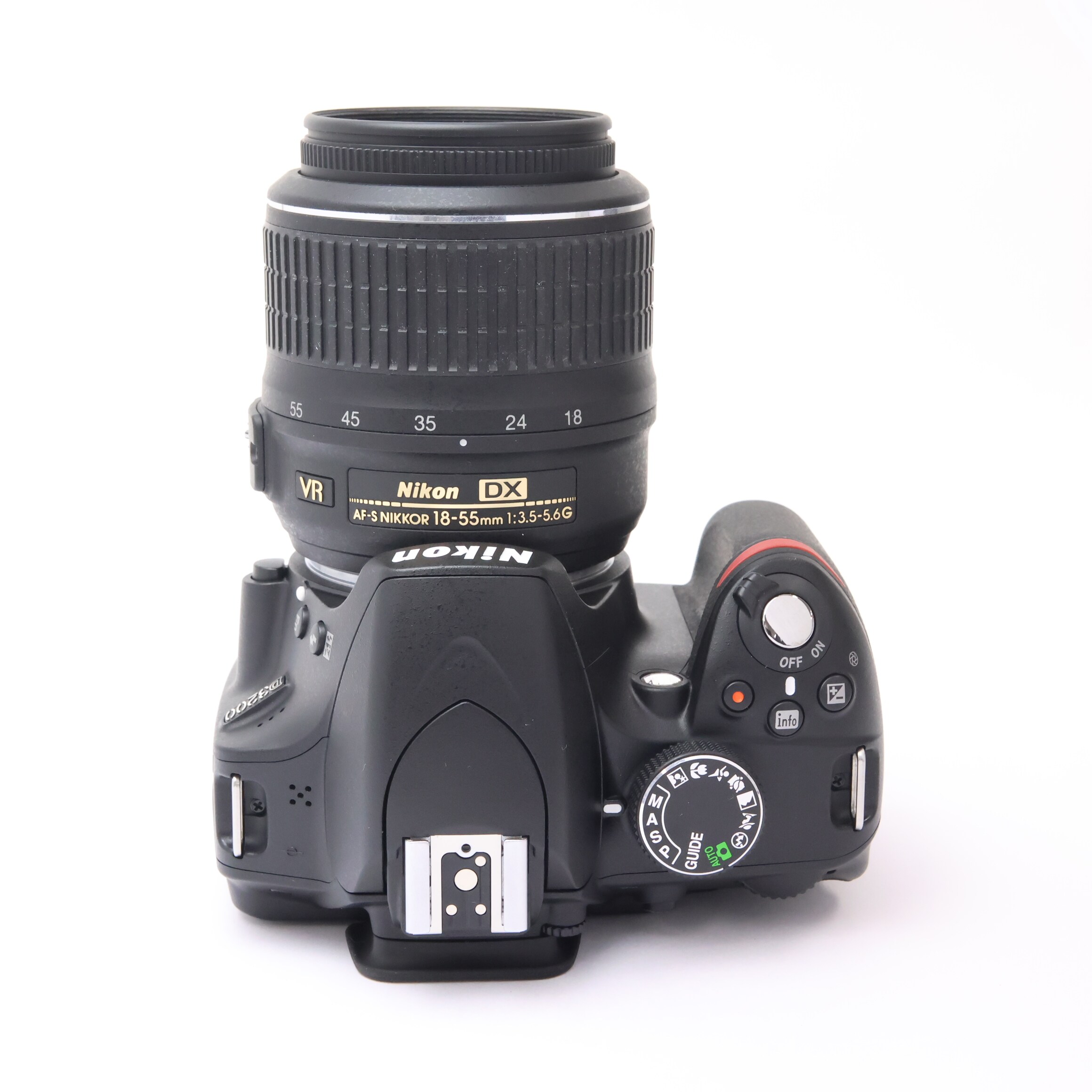 中古)Nikon (ニコン) D3200 レンズキット ブラック（商品ID 