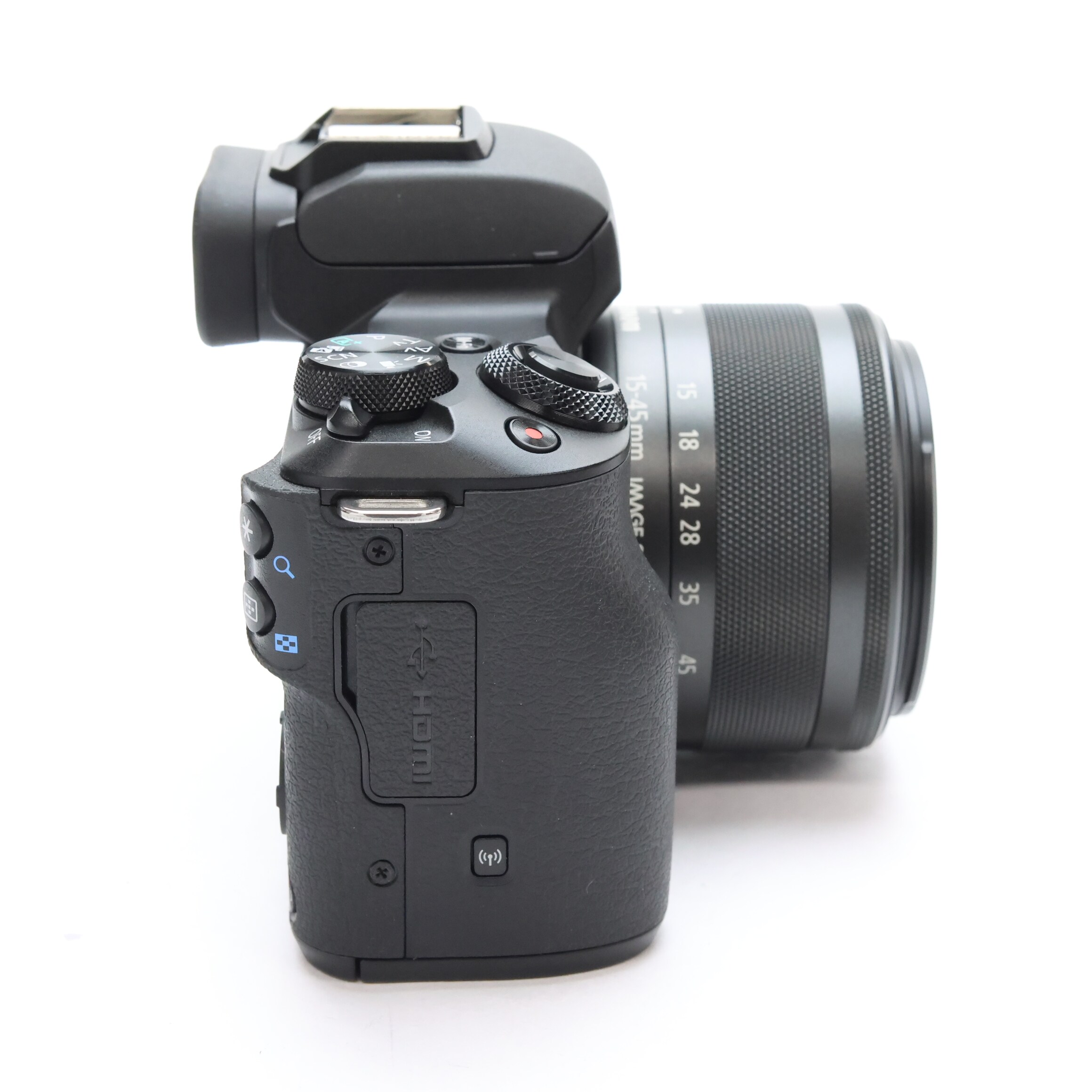 中古)Canon (キヤノン) EOS Kiss M EF-M15-45 IS STM レンズキット 