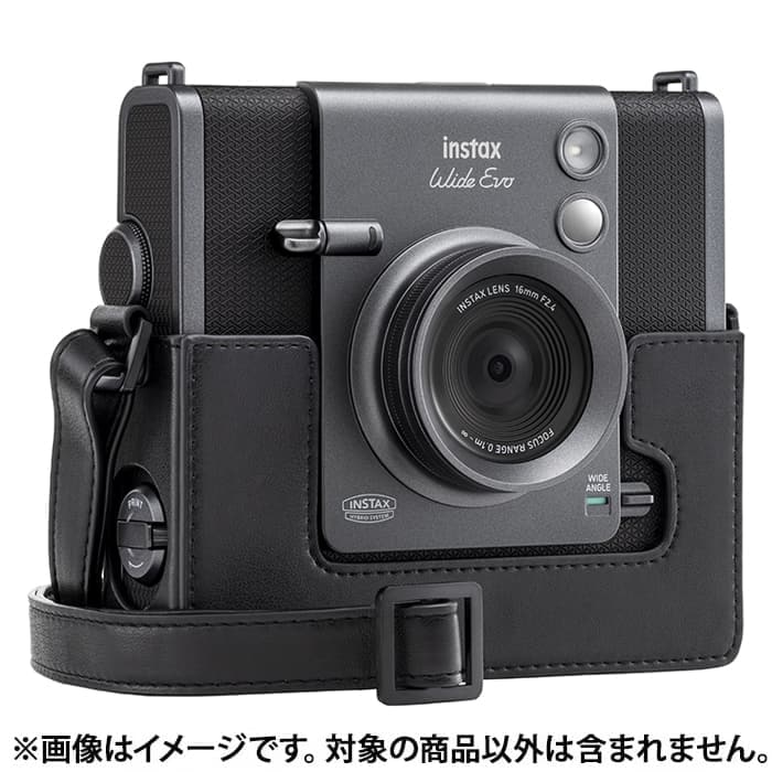 【ほぼ新品】instax WIDE EVO セット（ケース付） 新品)FUJIFILM (フジフイルム) instax WIDE Evo カメラケース ブラック