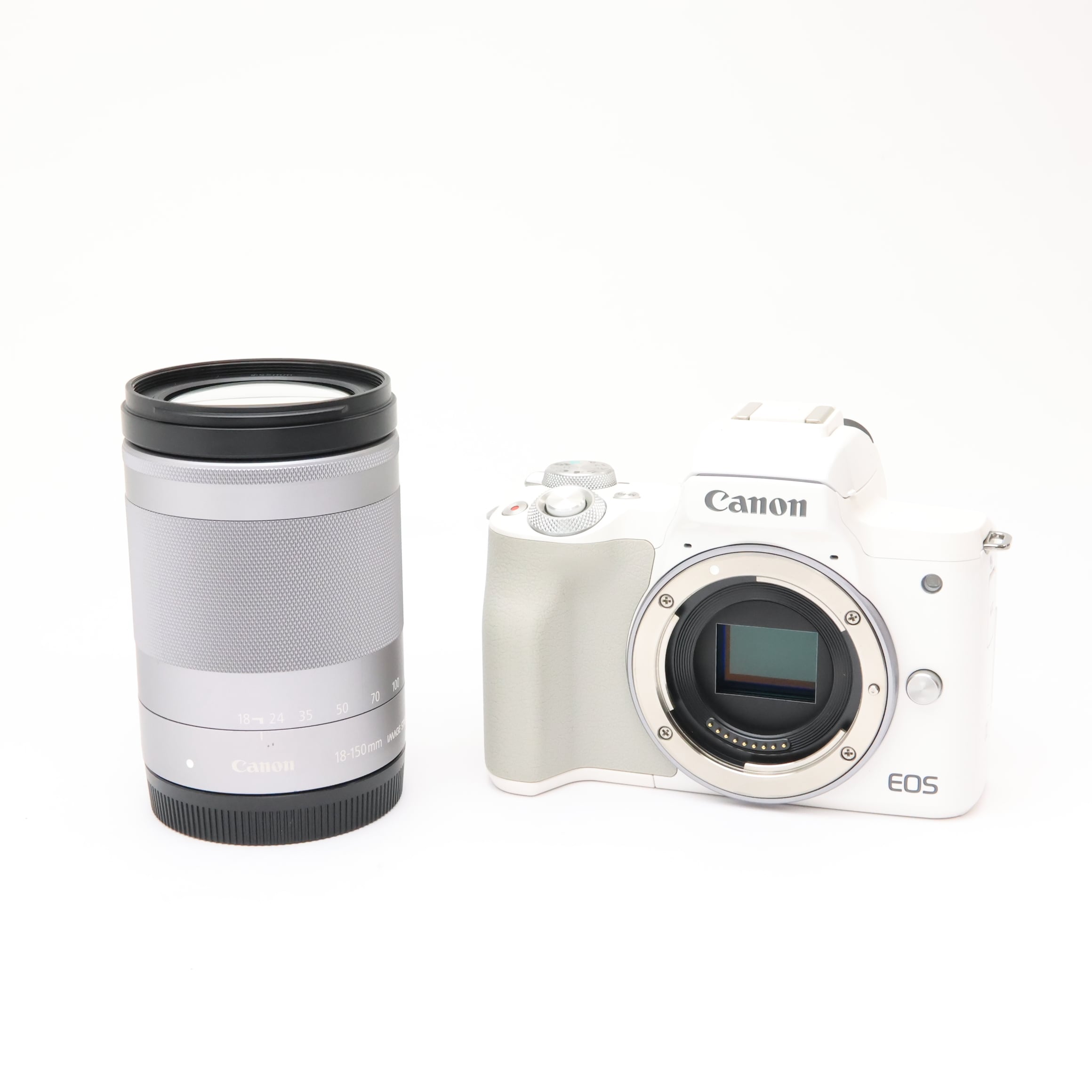 中古)Canon (キヤノン) EOS Kiss M EF-M18-150 IS STM レンズキット