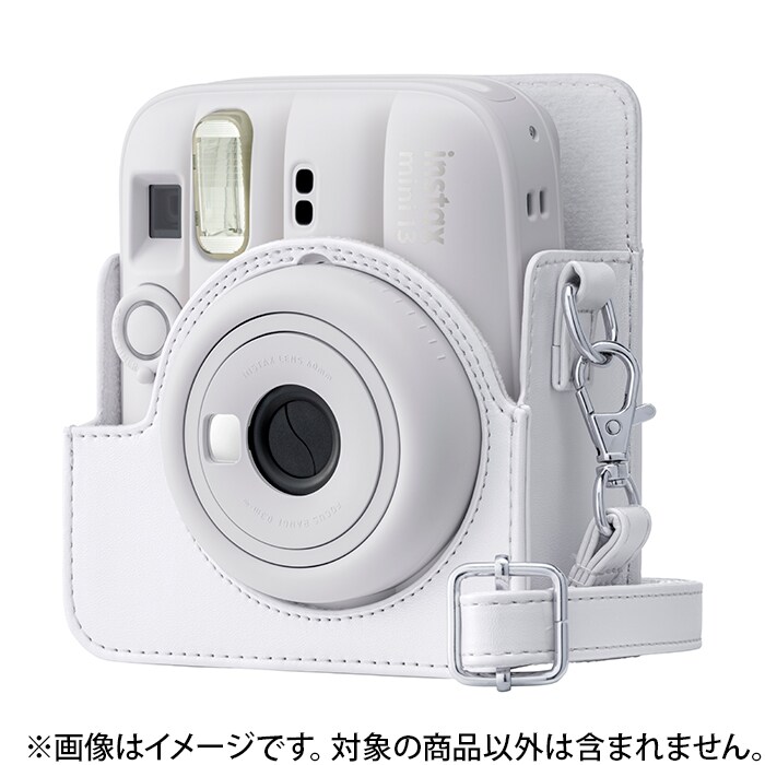 新品)FUJIFILM (フジフイルム) instax mini 13 カメラケース ホワイト