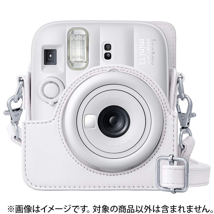 新品)FUJIFILM (フジフイルム) instax mini 13 カメラケース ホワイト