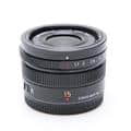 Panasonic (パナソニック) LEICA DG SUMMILUX 15mm F1.7 ASPH. ブラック
