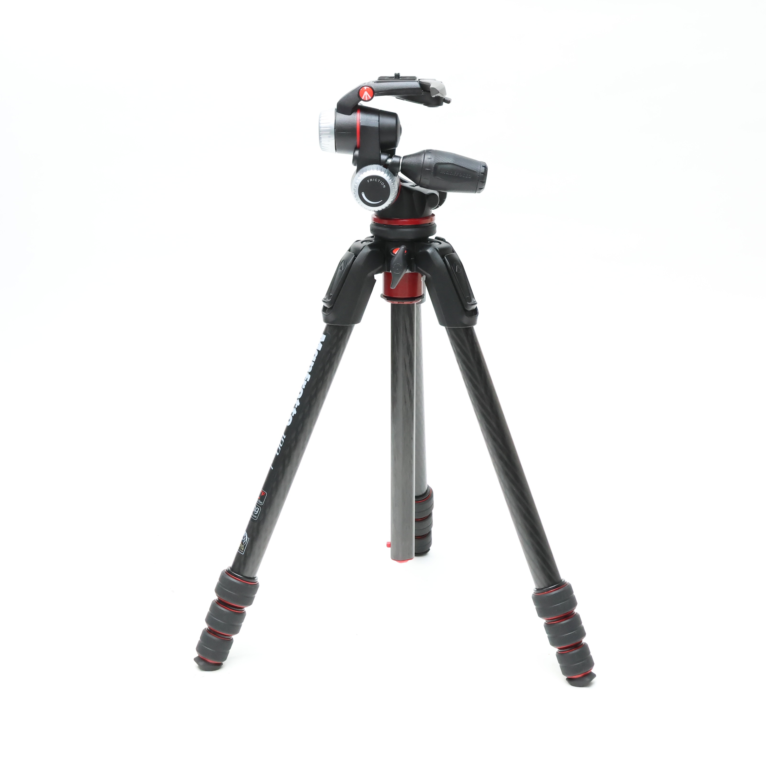 中古)Manfrotto (マンフロット) 190go! カーボン三脚4段+XPRO3ウェイ雲