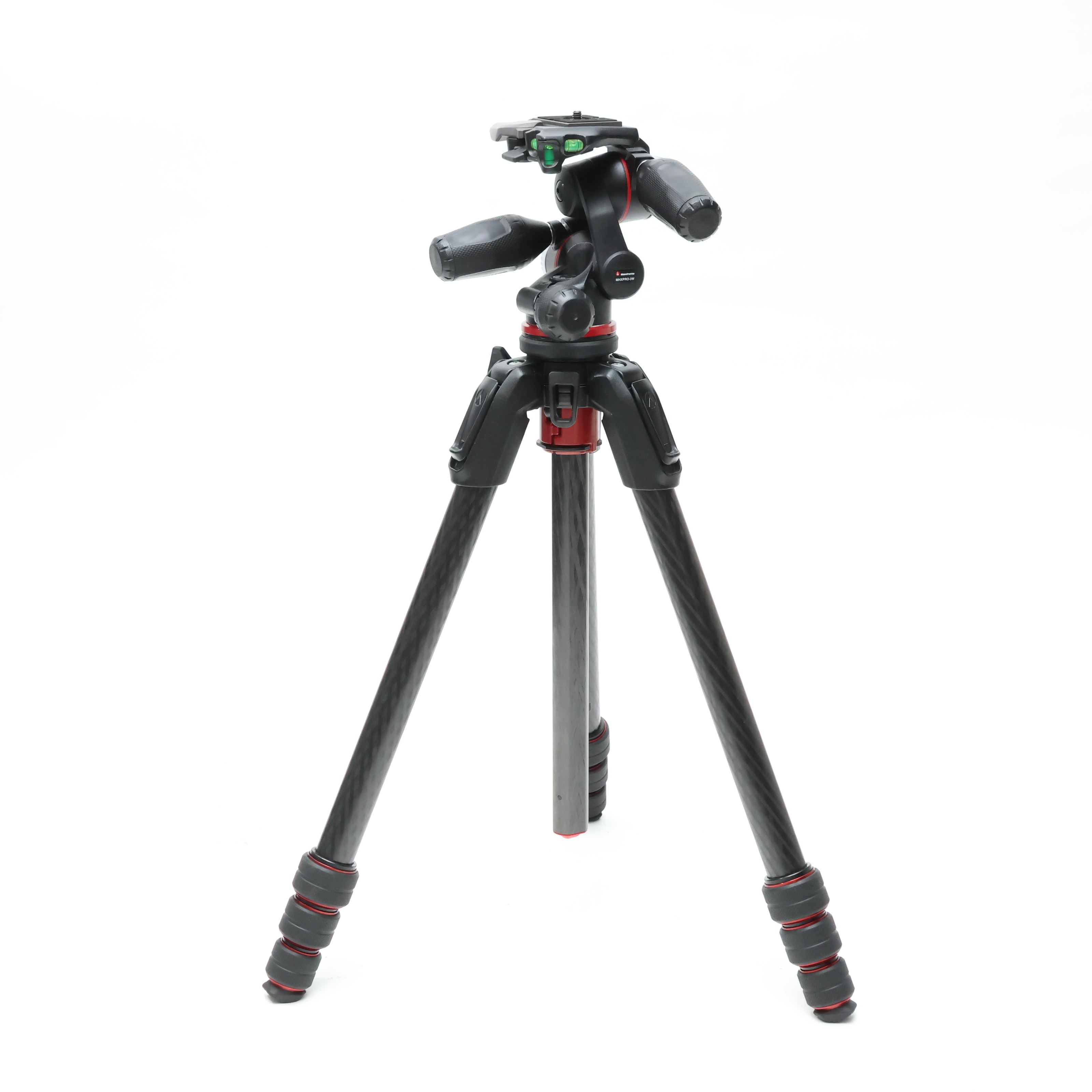 中古)Manfrotto (マンフロット) 190go! カーボン三脚4段+XPRO3ウェイ雲
