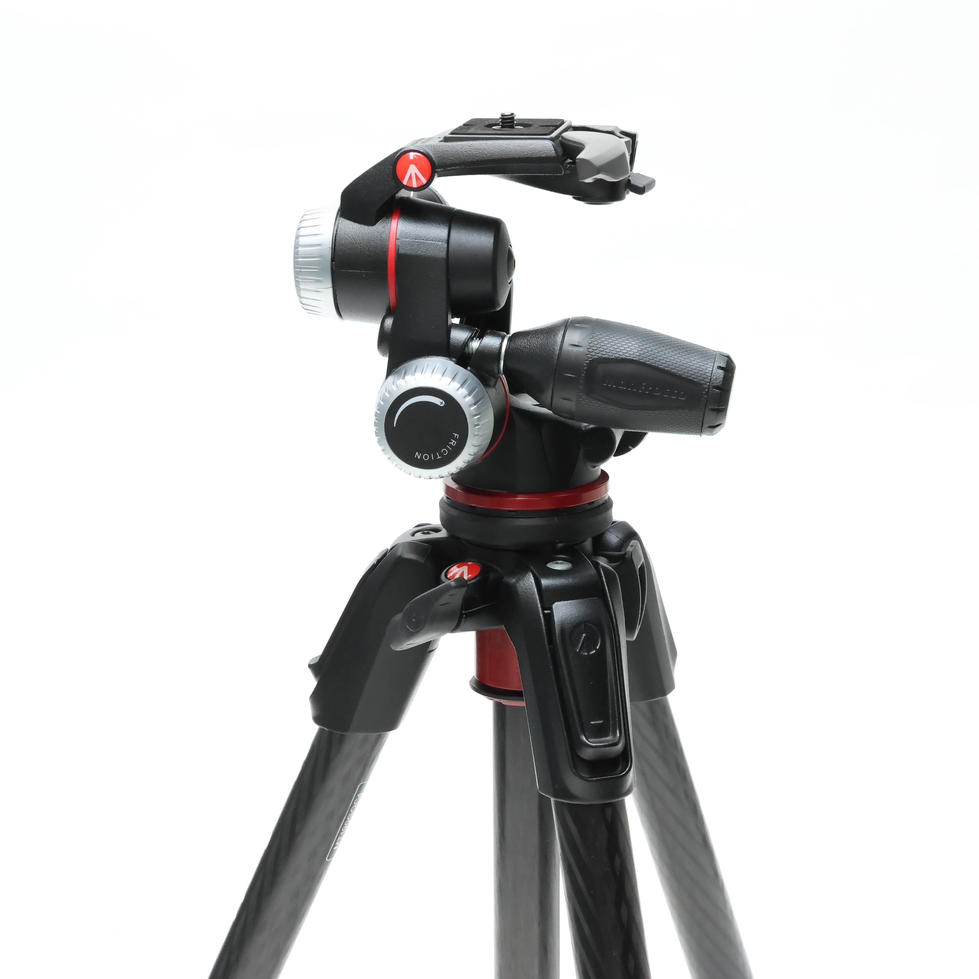 中古)Manfrotto (マンフロット) 190go! カーボン三脚4段+XPRO3ウェイ雲