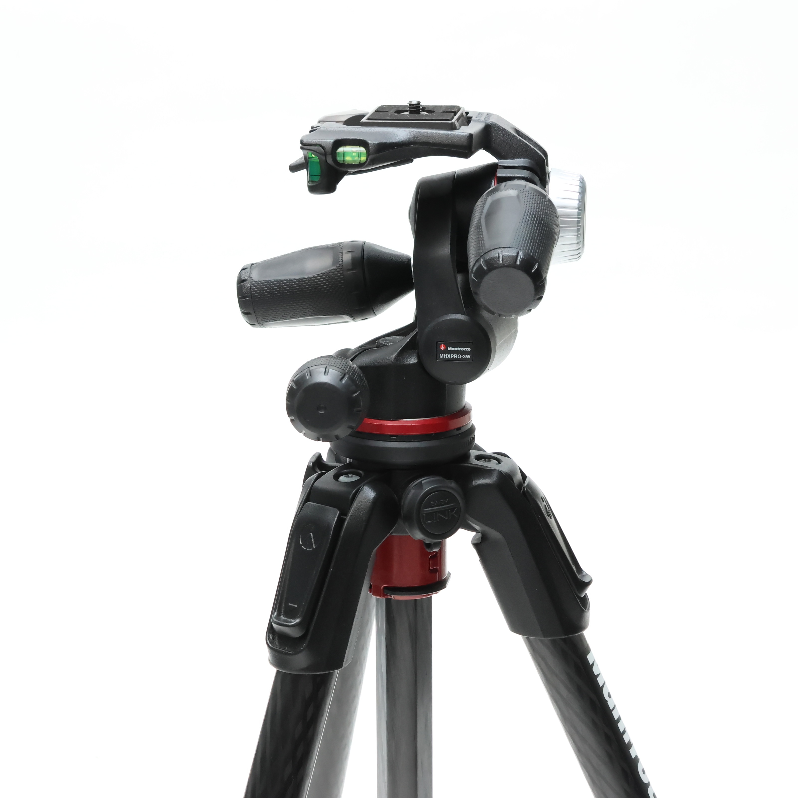 中古)Manfrotto (マンフロット) 190go! カーボン三脚4段+XPRO3ウェイ雲