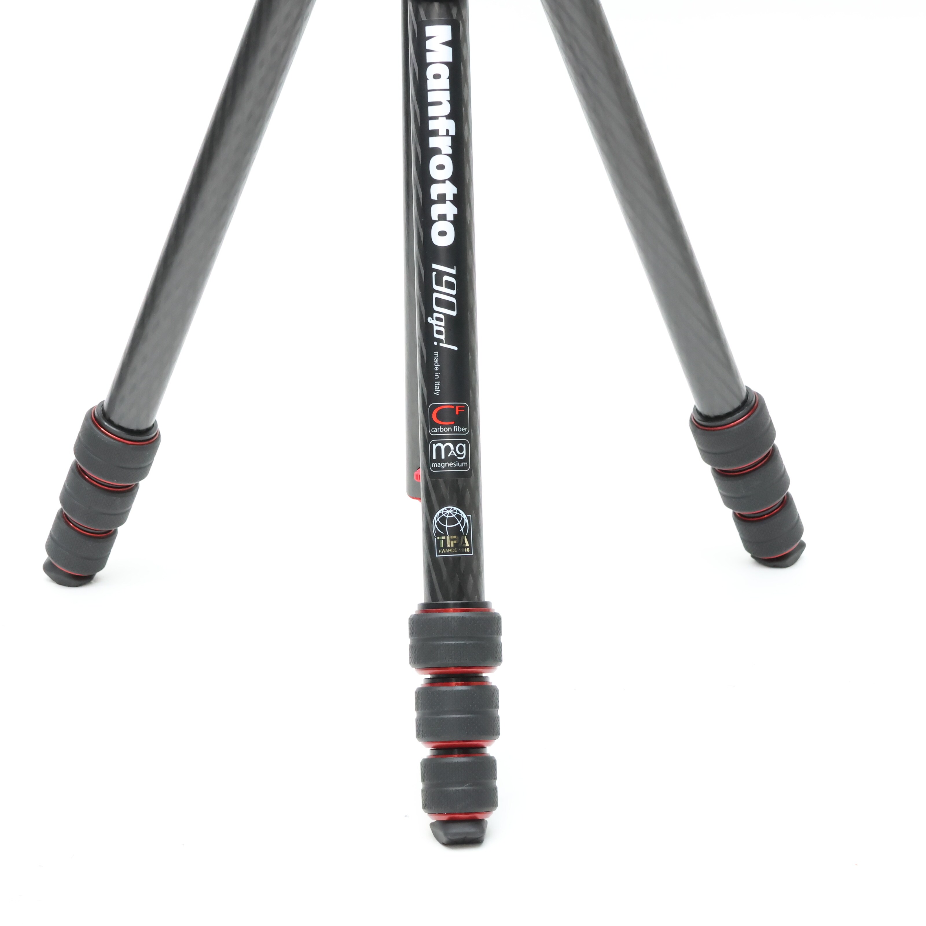 中古)Manfrotto (マンフロット) 190go! カーボン三脚4段+XPRO3ウェイ雲
