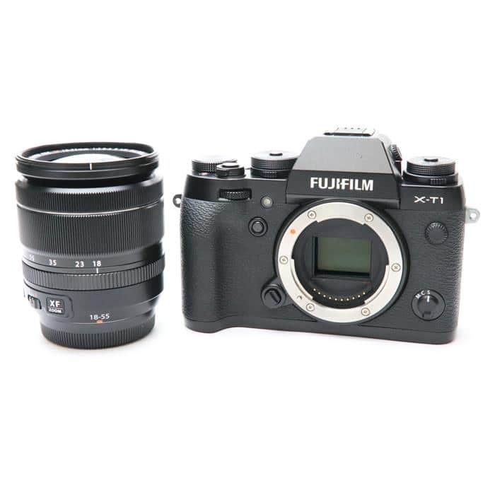 中古)FUJIFILM (フジフイルム) X-T1 ＋ XF18-55mmキット ブラック（商品ID：3717016901500）詳細ページ  デジタルカメラ、ミラーレスカメラ、交換レンズの総合サイト｜マップカメラ