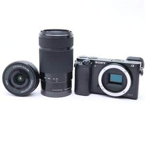 デジタル一眼カメラ α6000 ダブルズーム　セット　ブラック　美品 デジタル一眼カメラ α6000 ダブルズーム セット ブラック 美品 α