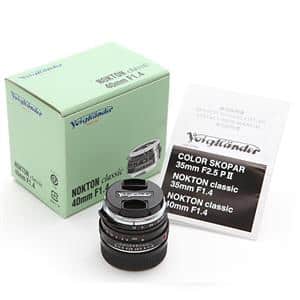 Voigtlander (フォクトレンダー) NOKTON classic 40mm F1.4 MC VM（ライカM用）