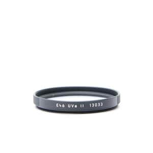 新品)Leica (ライカ) UVAフィルター E46 II ブラック（商品ID