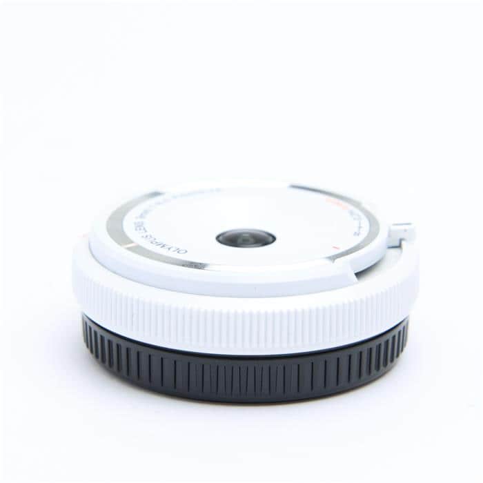 オリンパス ボディーキャップレンズ 9mm F8 フィッシュアイ ホワイト 中古)OLYMPUS (オリンパス) フィッシュアイボディキャップレンズ