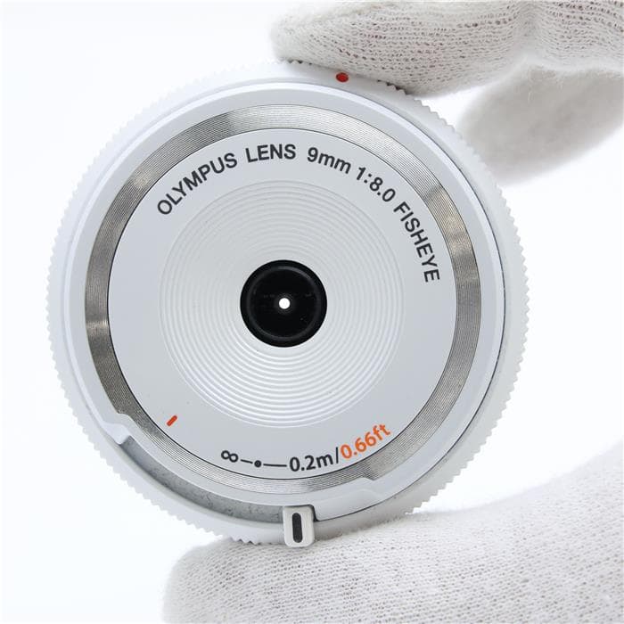 オリンパス ボディーキャップレンズ 9mm F8 フィッシュアイ ホワイト 中古)OLYMPUS (オリンパス) フィッシュアイボディキャップレンズ