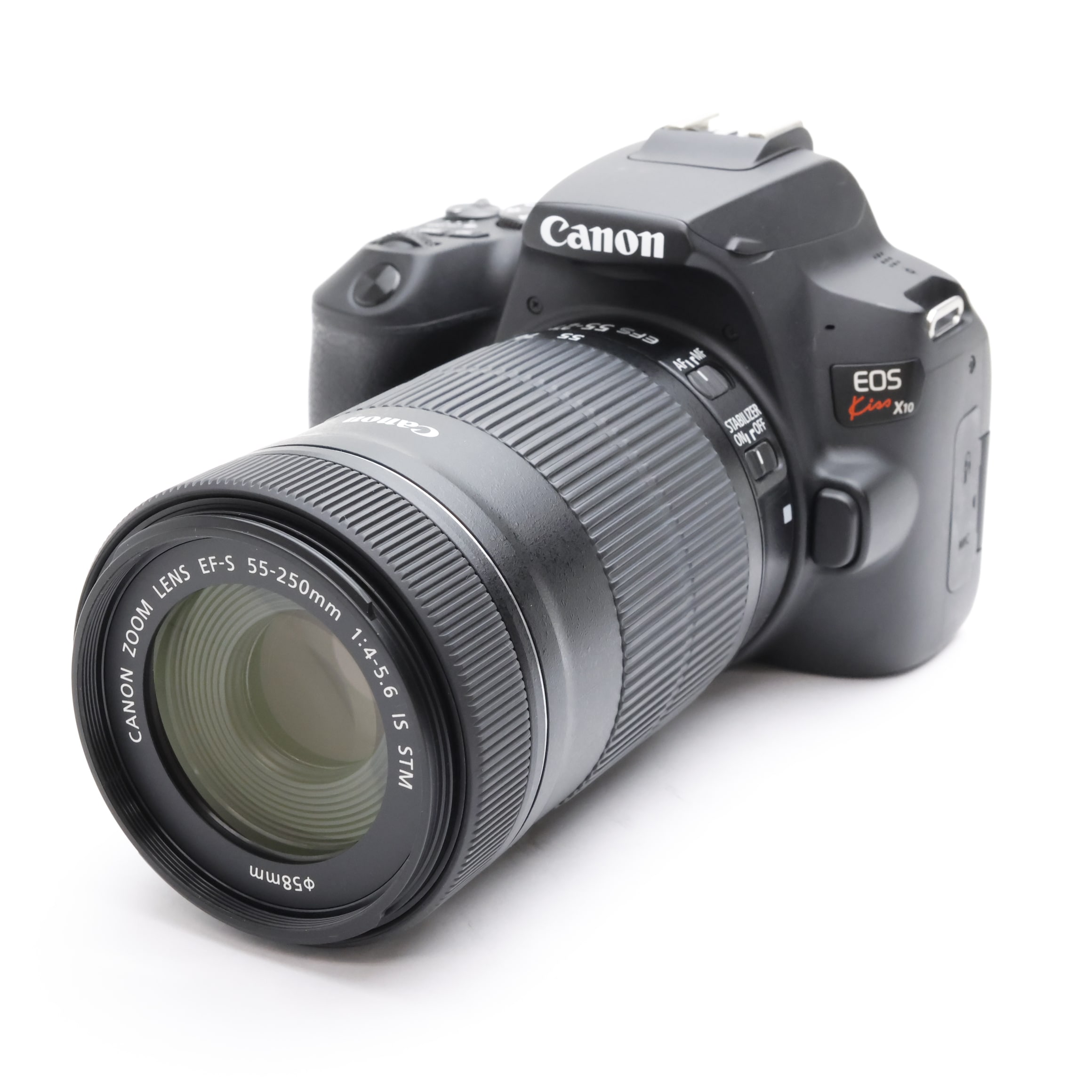 中古)Canon (キヤノン) EOS Kiss X10 ダブルズームキット ブラック