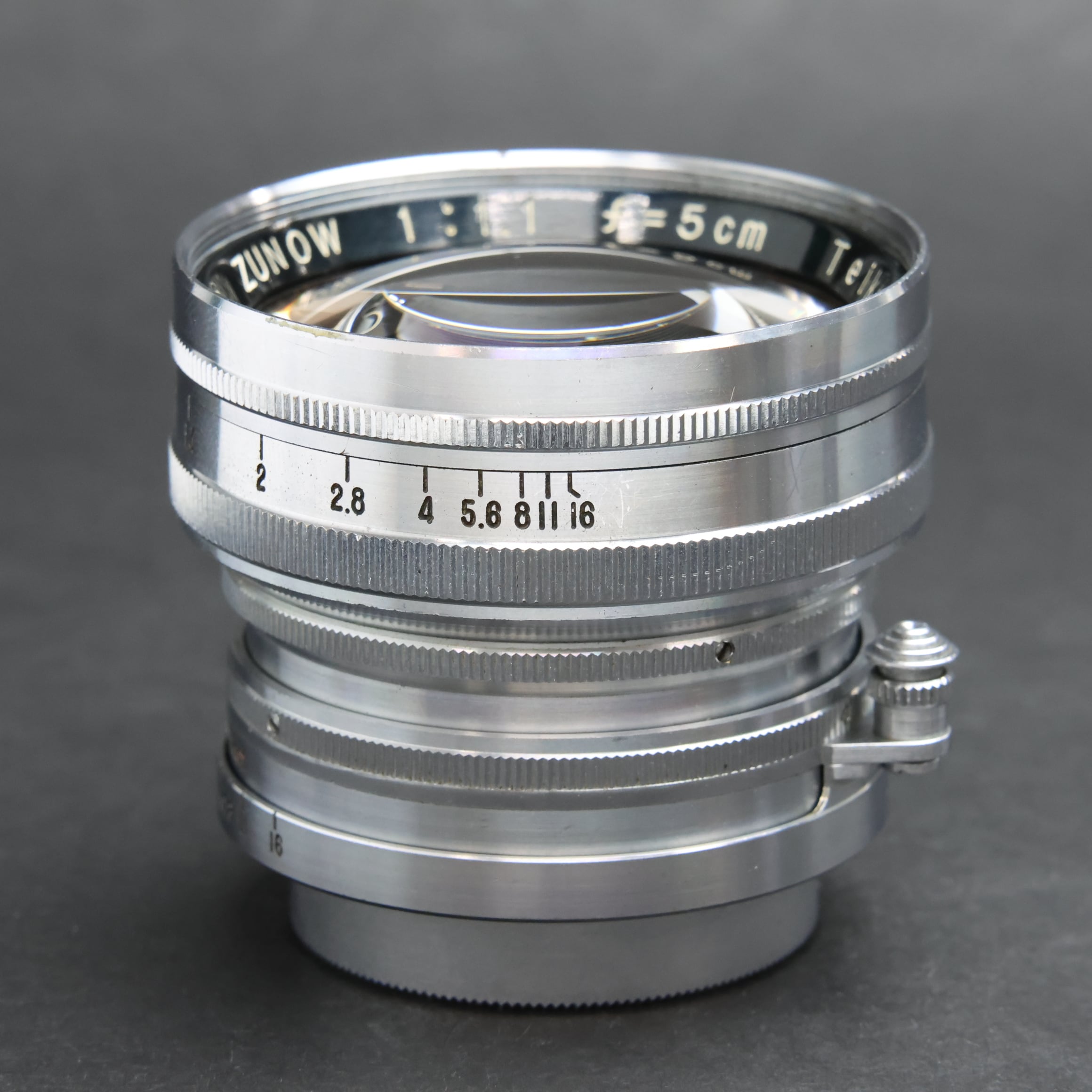 中古)Zunow (ズノー) 50mm F1.1（ライカL39用）※鏡筒オールシルバー