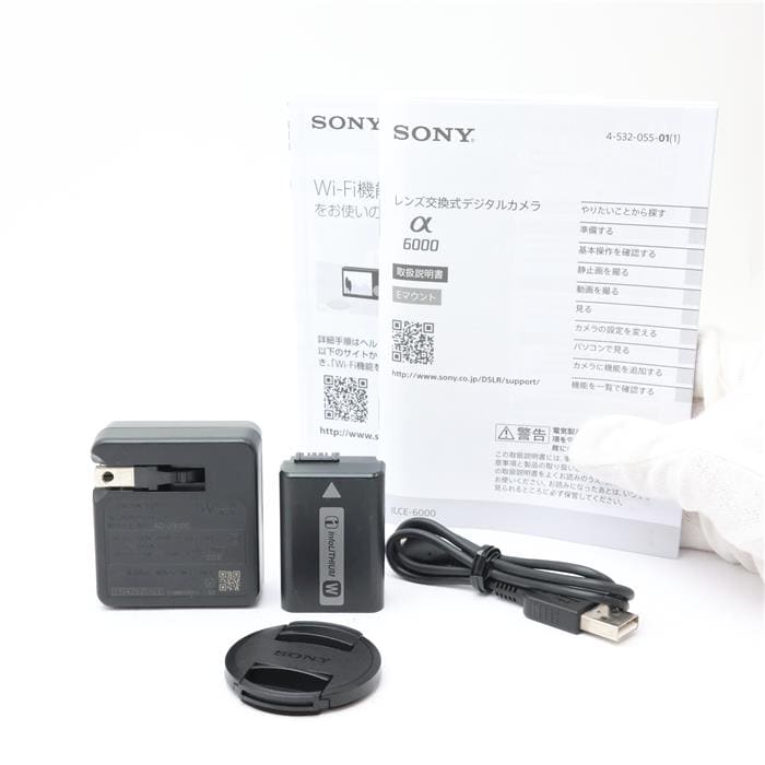 【美品】Sony α6000 Wズームレンズキット 予備バッテリ込 レンタル] ソニー α6000 パワーズームレンズキット ミラーレス